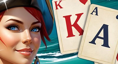 纸牌接龙 - 宝藏岛 - crazygames,crazy games,free games,h5 game, free play,free crazy games