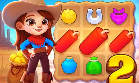 西部荒野匹配2：淘金热 - crazygames,crazy games,free games,h5 game, free play,free crazy games