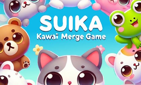 西瓜卡哇伊猫合并游戏 - crazygames