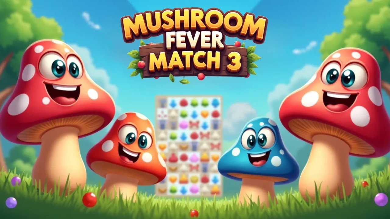 蘑菇狂热匹配3 - crazygames,crazy games,free games,h5 game, free play,free crazy games
