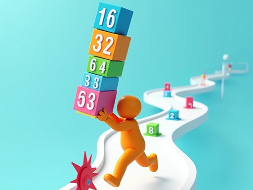 方块堆叠 2048 - crazygames