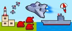 轰炸机：2D空袭 - crazygames