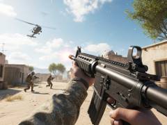 第一人称射击游戏：3D枪战 - crazygames