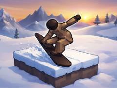 滑雪板游戏 - crazygames