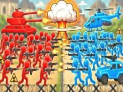 枪战帮派：火柴人奔跑 - crazygames