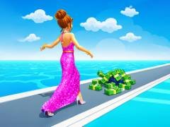 女孩金钱冲刺游戏 - crazygames
