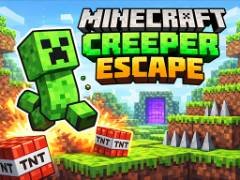 我的世界 Creeper 逃脱 - crazygames