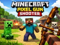 我的世界像素枪战射击游戏 - crazygames