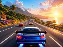 高速公路赛车手 - crazygames