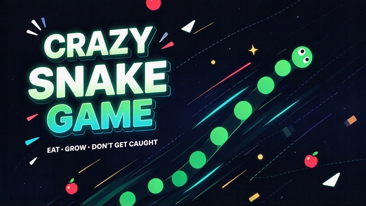 疯狂贪吃蛇 - crazygames