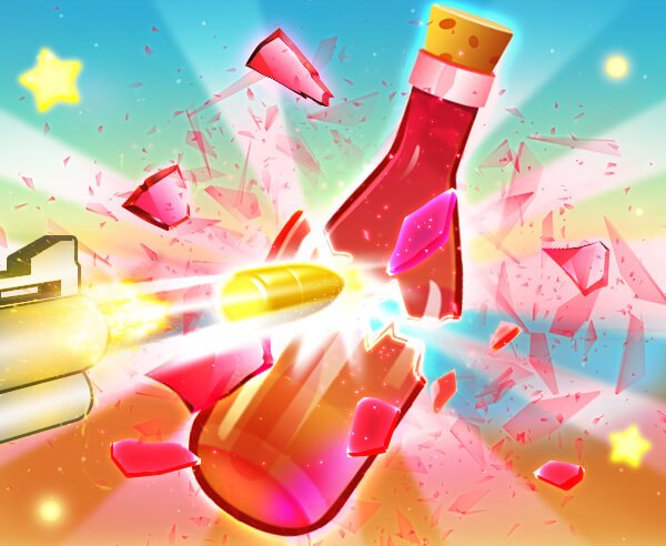 瓶子射击 - crazygames