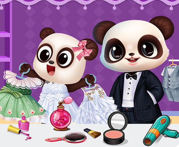 熊猫热带婚礼故事 - crazygames,crazy games,free games,h5 game, free play,free crazy games