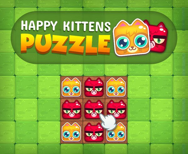 快乐小猫拼图 - crazygames,crazy games,free games,h5 game, free play,free crazy games