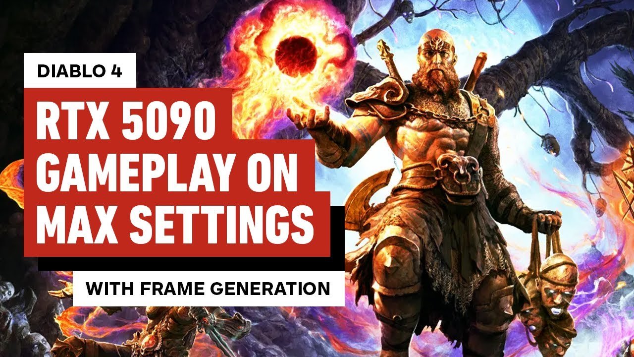 Diablo 4 Gameplay on RTX 5090 at Max Settings + Ray Tracing and Frame Generation
